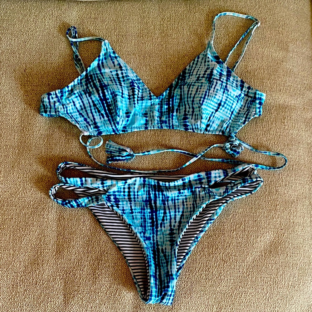 Flirty Blue Bikini Set
